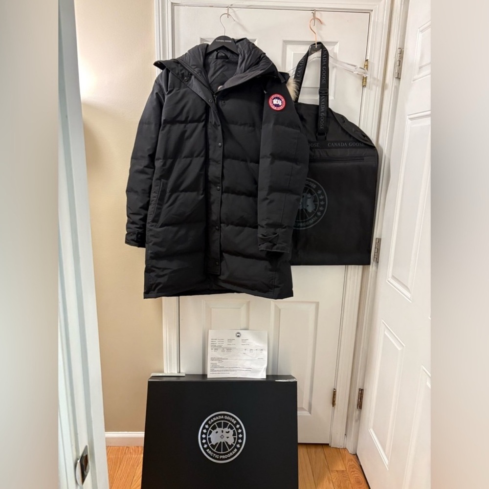 Canada Goose Shelburne Heritage Parka with Tan Fur Trim XXL -Retired - Picture 3 of 14